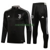 Juventus Ensemble Sweat d'Entraînement Quarter-Zip 21-22 Gris Foncé Pour Homme